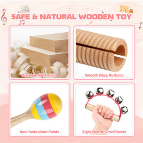 Rmischolar Baby Musical Instruments flute pink encourages curious listening and breath control
