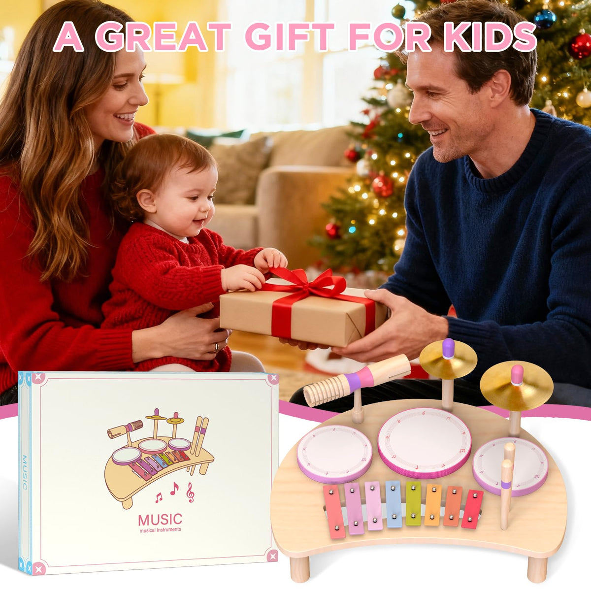 Rmischolar gift ready Montessori set ideal for birthdays and holidays.