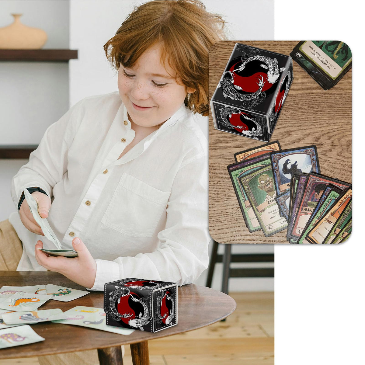 RMJKXQZG portable storage box for TCGs on the go.