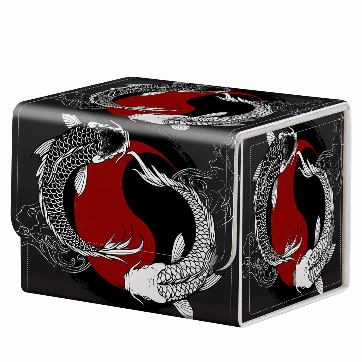 RMJKXQZG strong magnet case MTG deck box protects up to 200 sleeved cards.