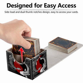 RMJKXQZG wide compatibility fits commander decks and various TCGs.