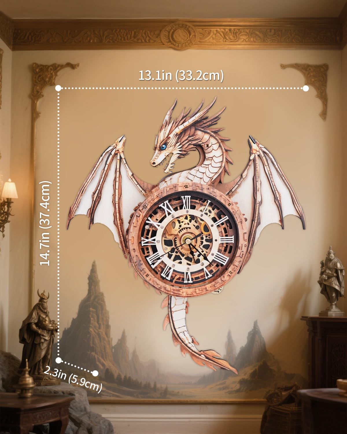 Rnfinewow eco-friendly Linden wood puzzle for durable decor