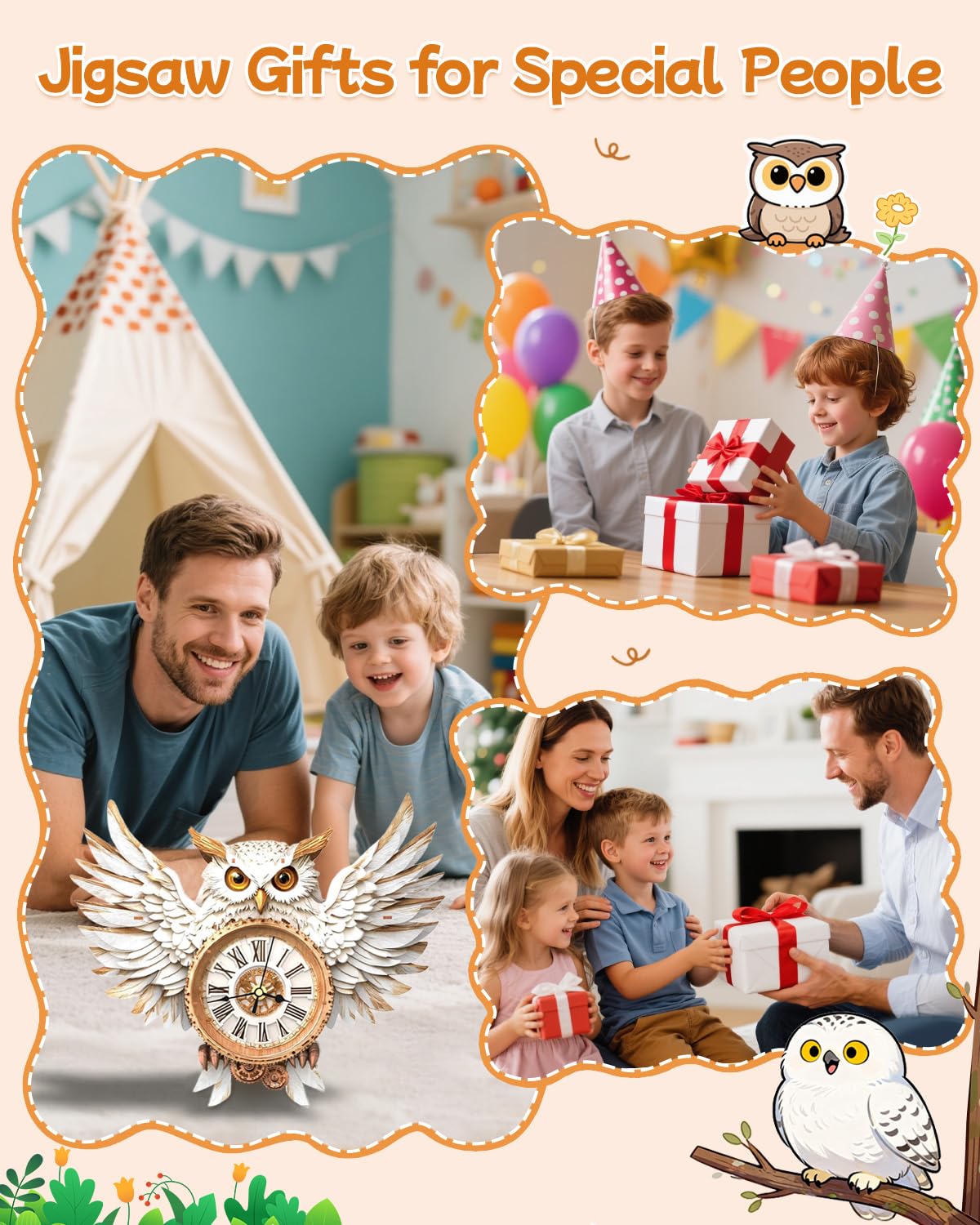 Rnfinewow gift-ready packaging makes it a thoughtful present for puzzle lovers