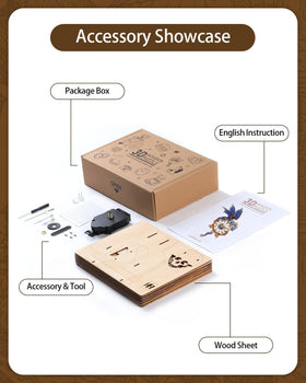 Rnfinewow basswood pieces, durable and eco-friendly for lasting display.