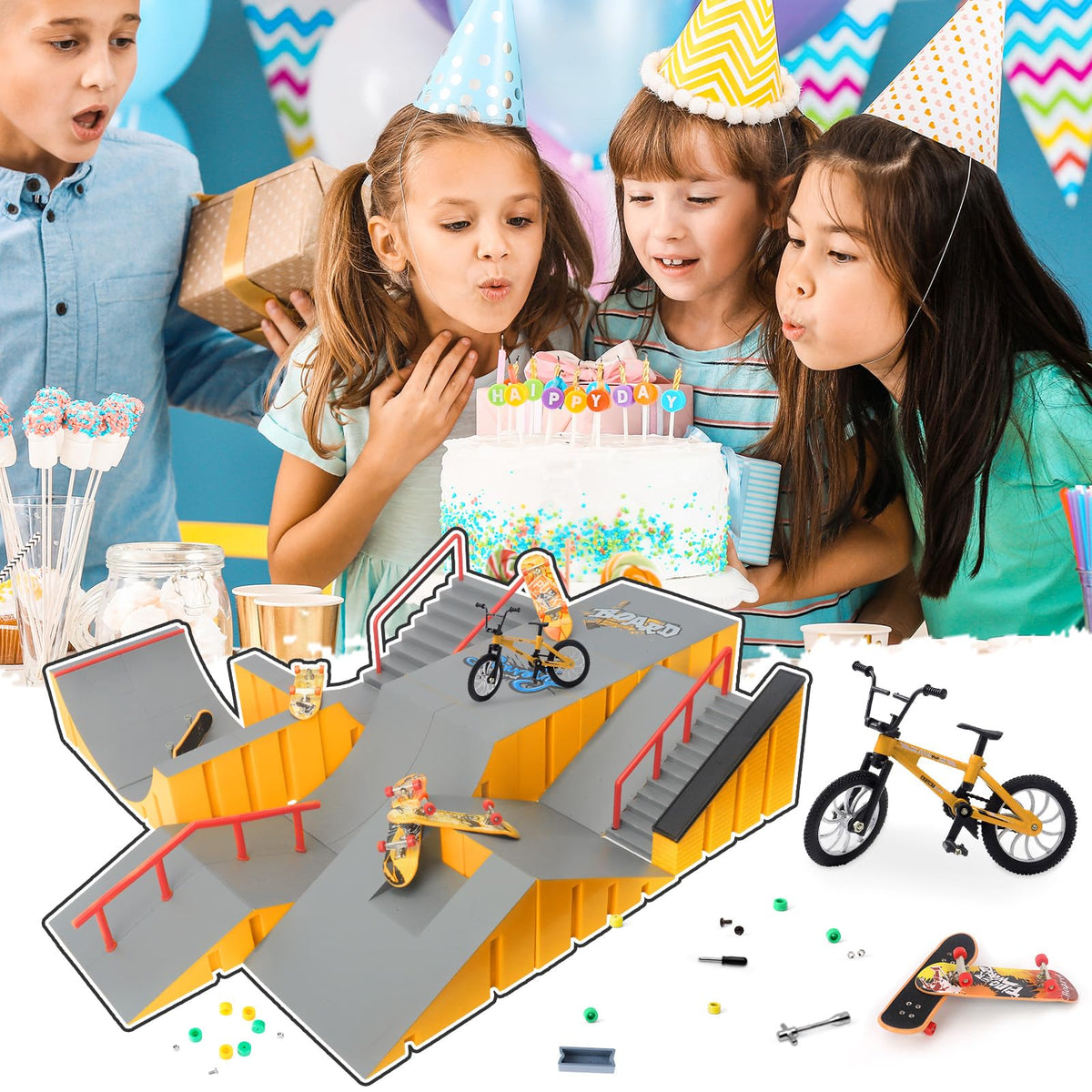 RNGODO finger-bike-ride mini bike adds varied tricks and play.