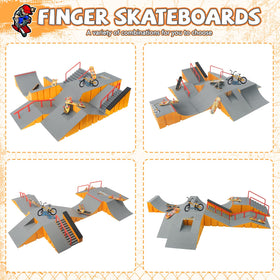 RNGODO ramp-stair-landing showing modular steps for dynamic finger skating.