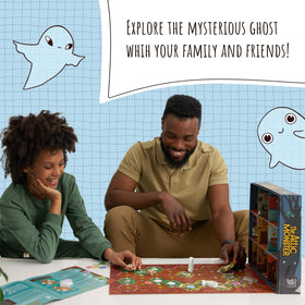 Family game night scene featuring The Attic Monster and quick play.