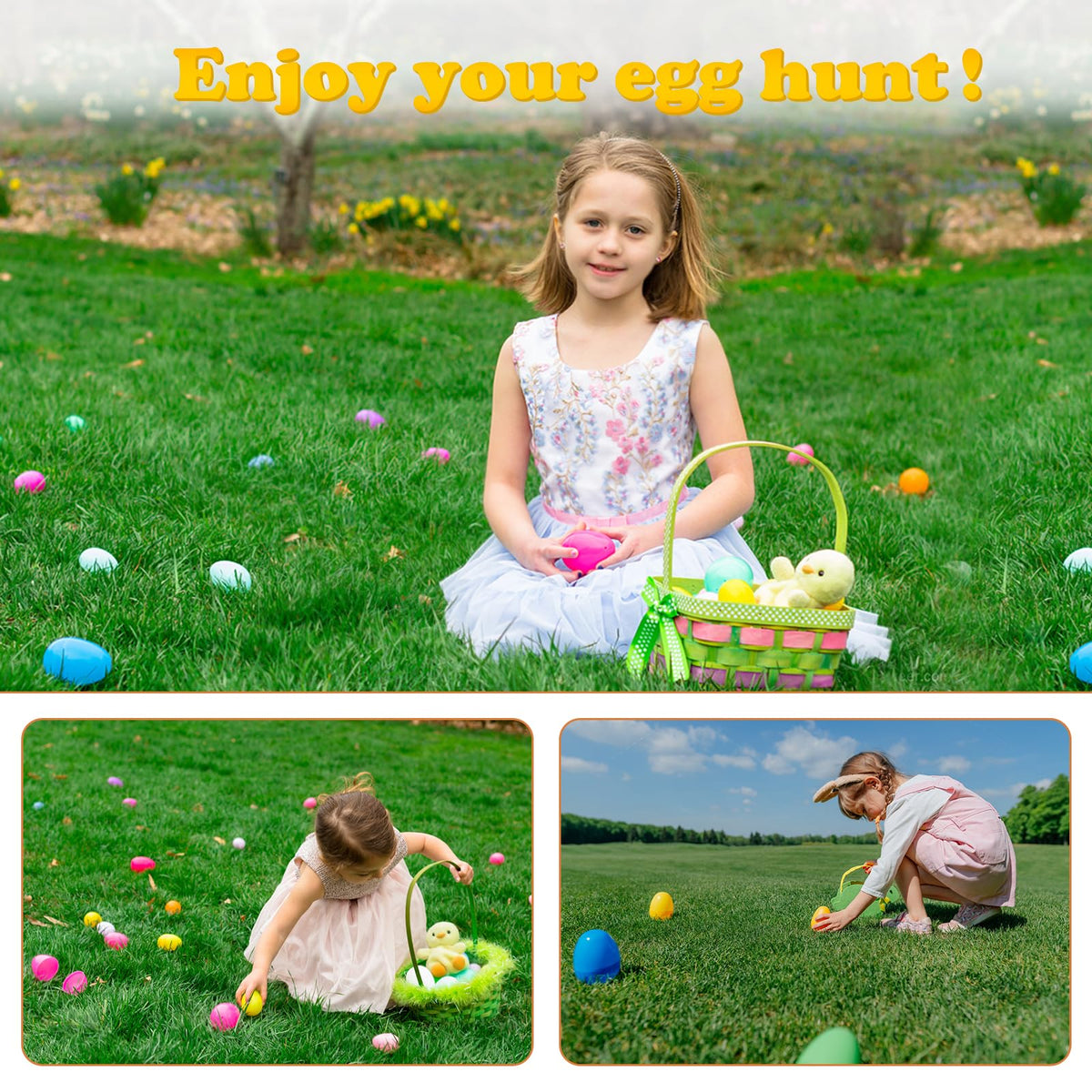 ROSAUI display ideas for Easter baskets and centerpieces