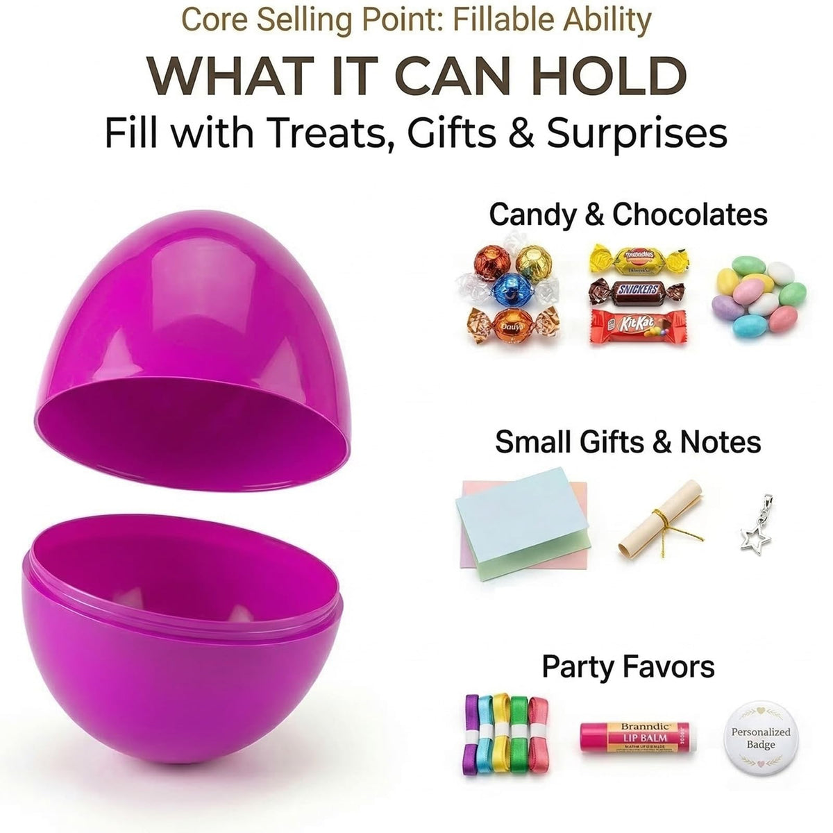 ROSAUI snap-fit closure secures eggs for repeated seasonal use