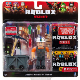 Roblox Action Collection Megaminer lava cave scene, showcasing rugged mining action
