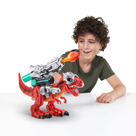 Robo Alive Mega-Rex mega-size dino delivers epic battles and display presence.