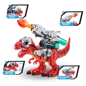Robo Alive Mega-Rex slime power pack fuels action-packed play.