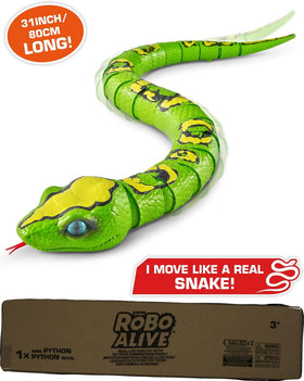 Robo Alive King Python batteries not included, ready for action