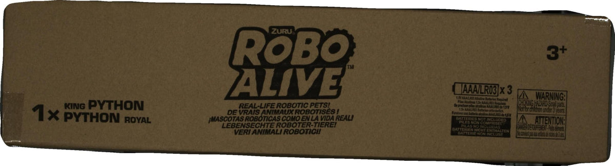 Robo Alive King Python tongue-flick detail adds drama