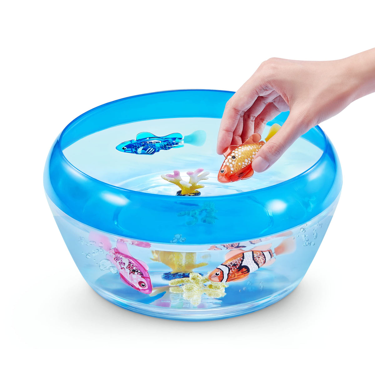 Robo Alive Robo Fish six collectible colors to complete the aquarium