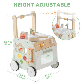ROBOTIME walker features adjustable height for growing toddlers.