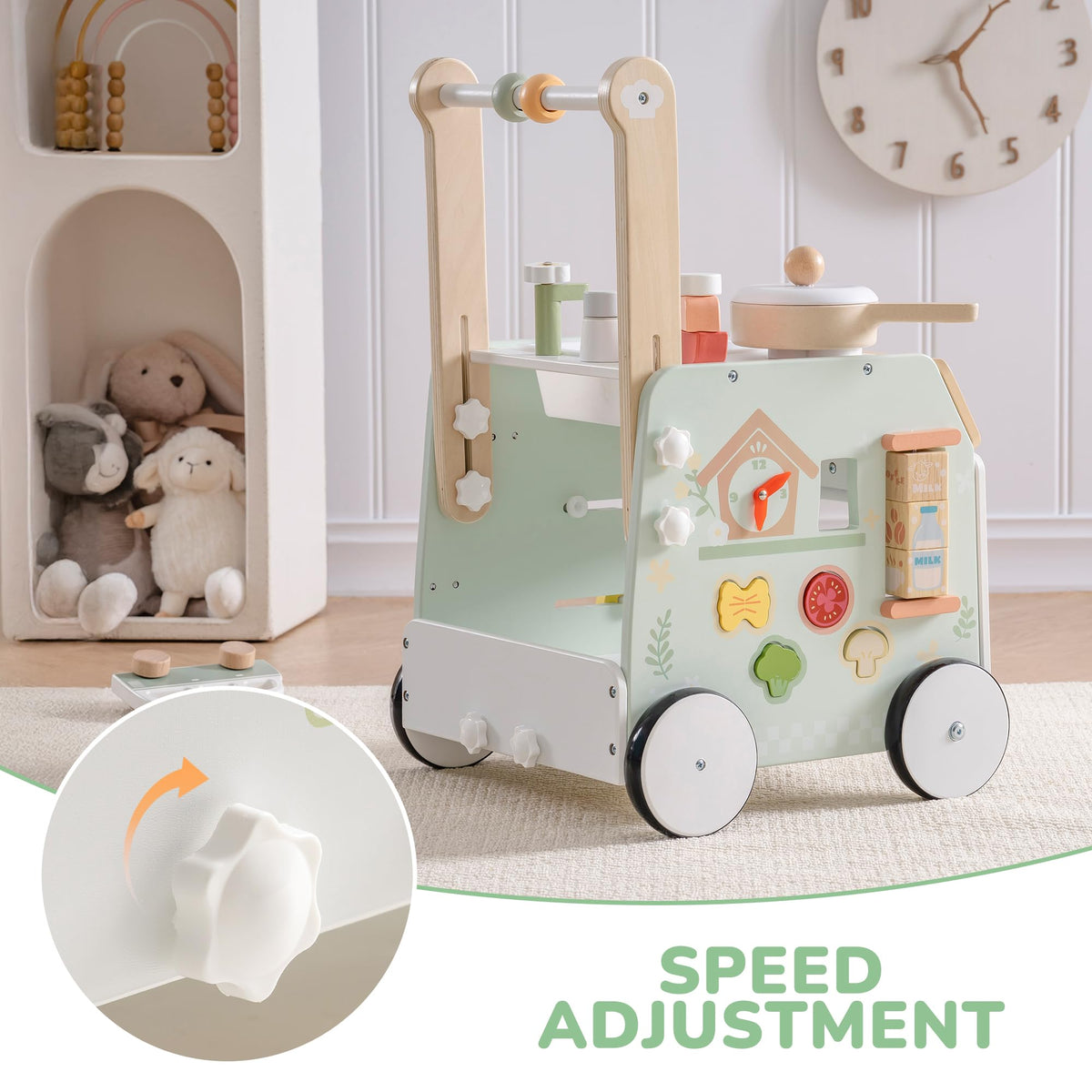 ROBOTIME kitchen sink activity encourages pretend play in safe design.