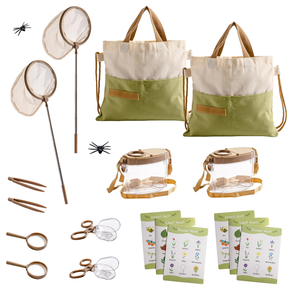 Robotime bug catcher kit contents shown for hands-on outdoor learning