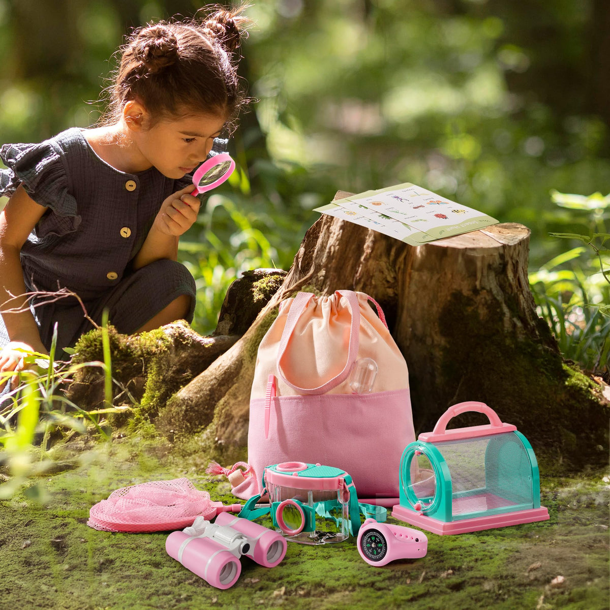 Robotime Bug Catcher Kit pink clamping tool for precise tasks