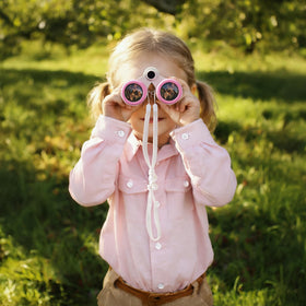 Robotime Bug Catcher Kit pink kid-friendly binoculars for nature views