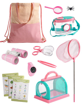 Robotime Bug Catcher Kit pink observation box for close insect study