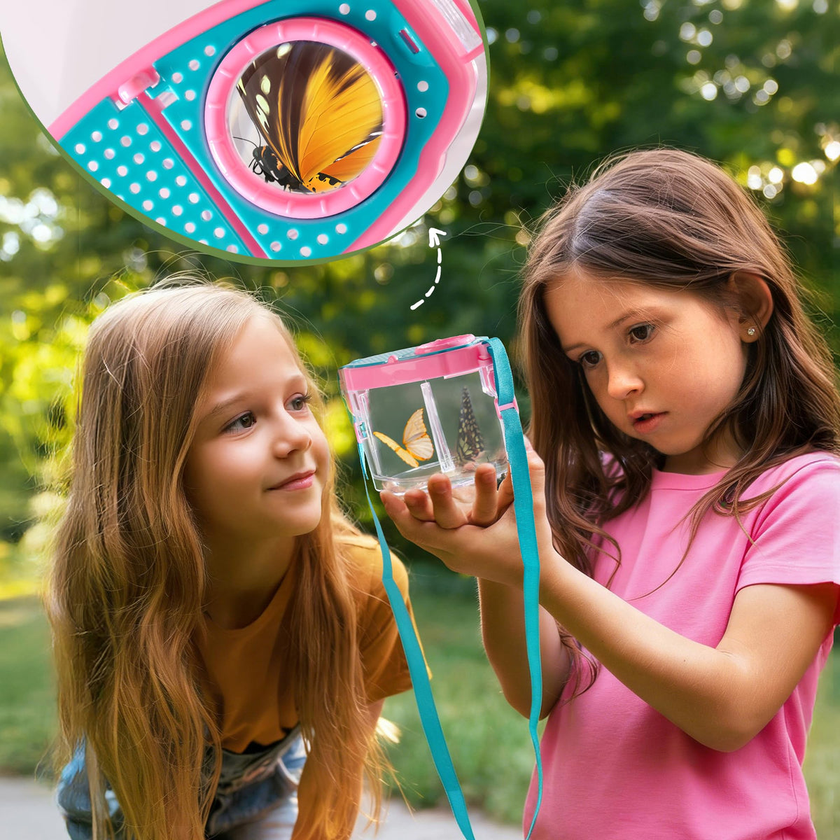 ROBOTIME collapsible butterfly nets for easy storage and reach