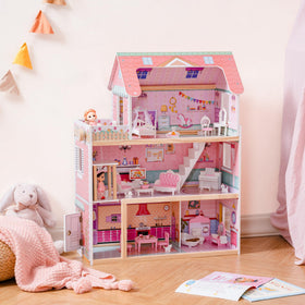 Robotime dollhouse interior living room wallpaper adds color and realism for storytelling