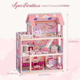 Robotime dollhouse kitchen dining items support daily pretend rituals