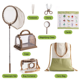 Robotime Kids Explorer Kit butterfly net for gentle outdoor catching and viewing.