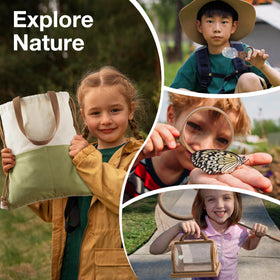 Robotime Kids Explorer Kit insect boxes for secure storage during nature study.
