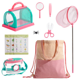ROBOTIME Kids Explorer Kit pink full set for outdoor discovery and learning