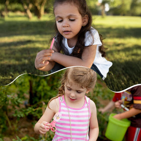 ROBOTIME pink magnifying glass enlarges tiny details for curious learners