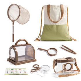 Robotime Kids Explorer Kit magnifying glass for close bug observation and learning.