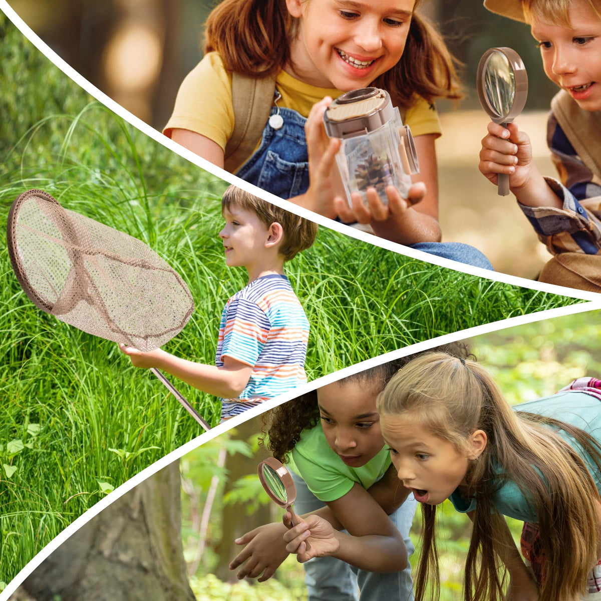 Robotime Kids Explorer Kit nature cards guiding kids through habitats and species.