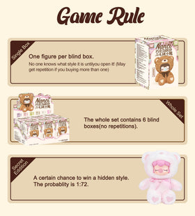 ROBOTIME Nanci character card included inside the blind box