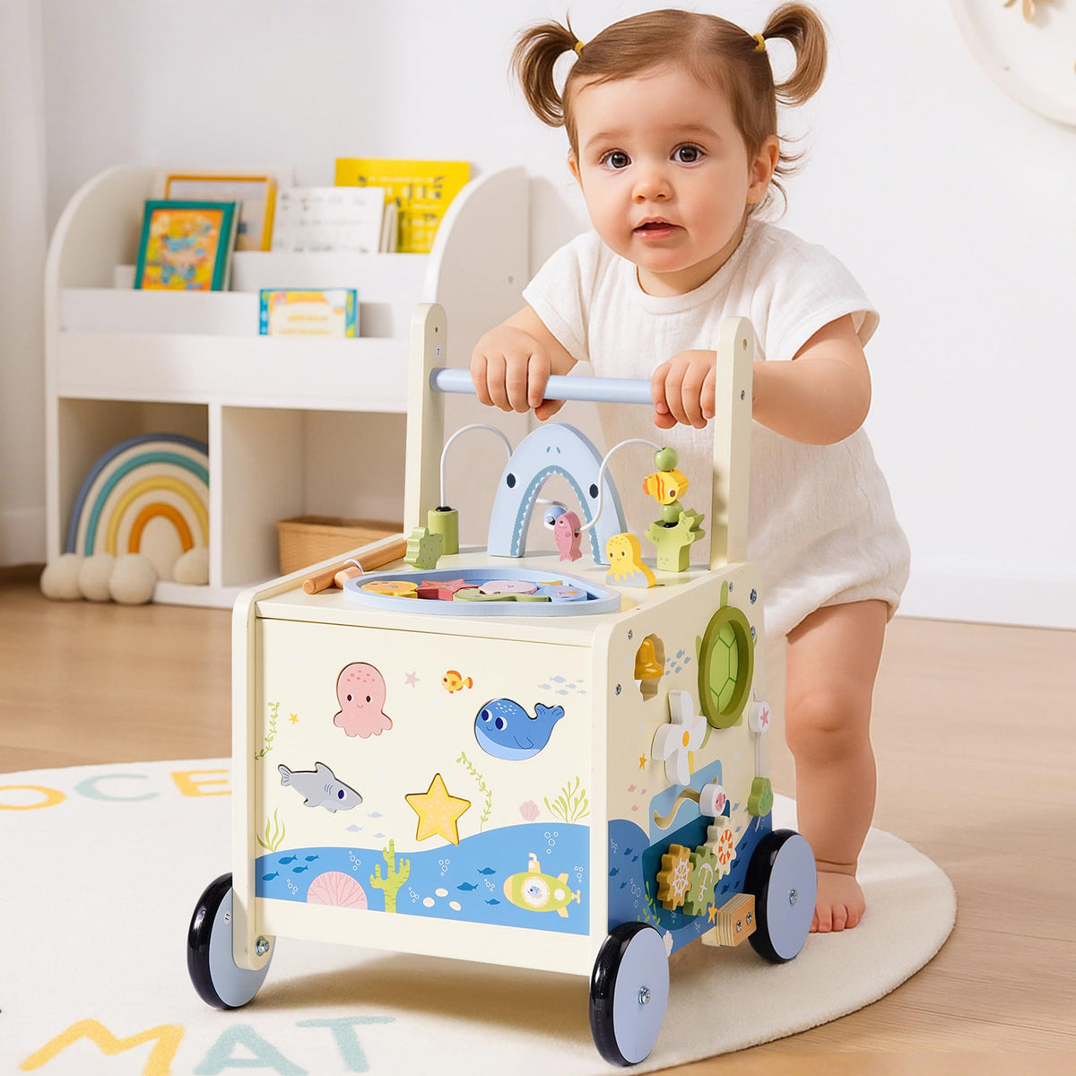 Robotime ideal gift for 10+ months, supporting development.