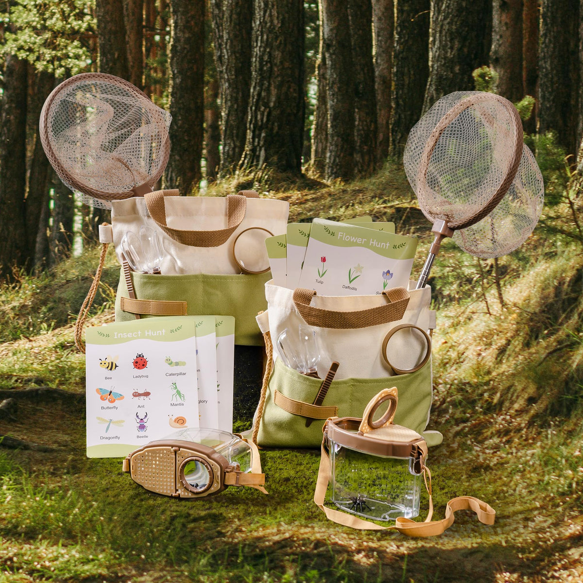 Robotime outdoor explorer kit captured in action for kids