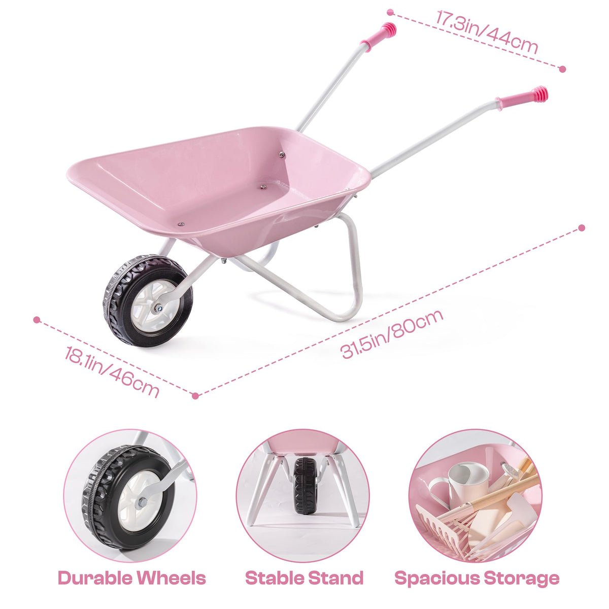 ROBOTIME outdoor play kit ideal for sand, yard, or patio garden pretend play.