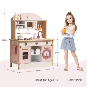 ROBOTIME bright pink finish appeals to little chefs and decor