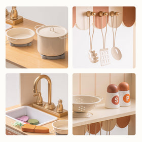ROBOTIME play kitchen sink and knobs for realistic kitchen play