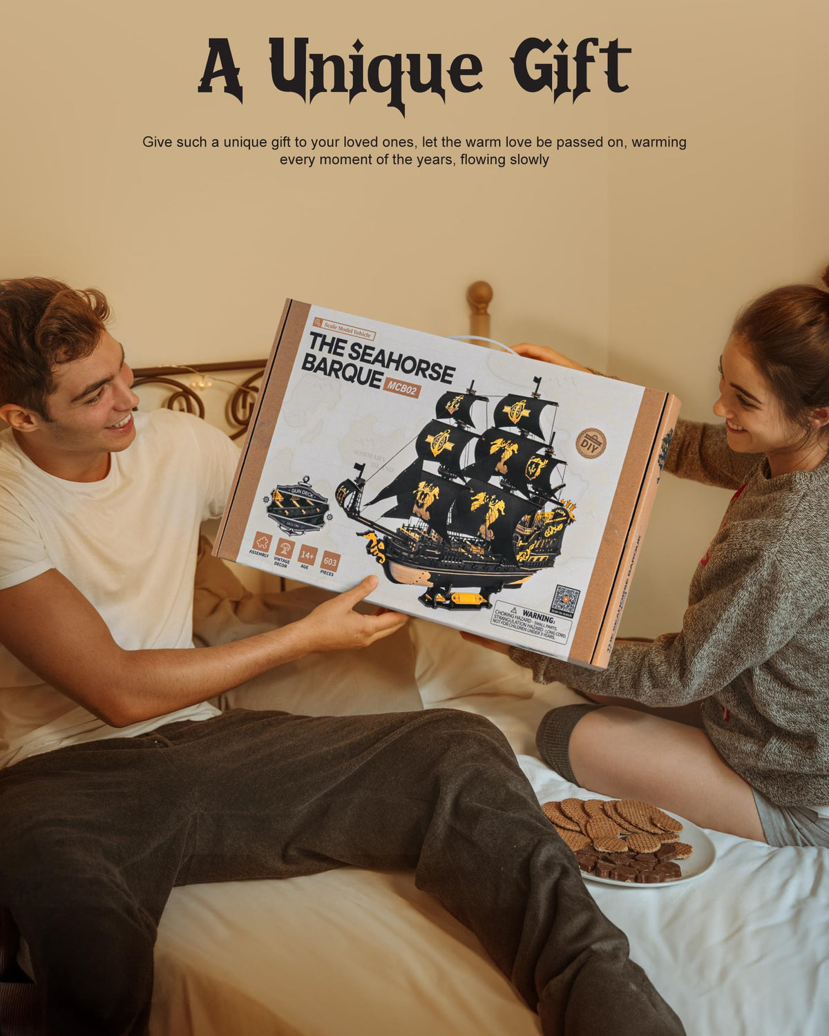 ROBOTIME Seahorse gift-pack ready packaging appeals to puzzle and maritime fans