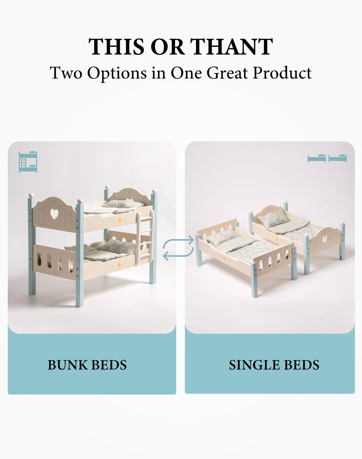 ROBUD rose-pattern bunk bed inspires imaginative storytelling moments