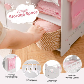 ROBUD bedding set with pillow and sheets gives realistic doll sleep.