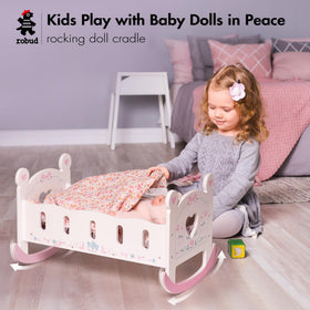 ROBUD doll bed quilt adds warmth to pretend naps and nighttime routines