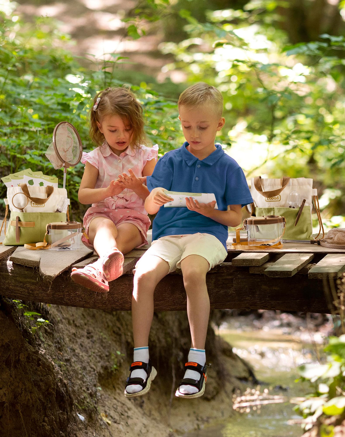 Two sets promote sharing and teamwork among young explorers