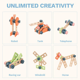 ROBUD gift-ready construction toy promotes hands-on creativity for children