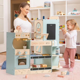 ROBUD grocery store playset sturdy construction for daily use