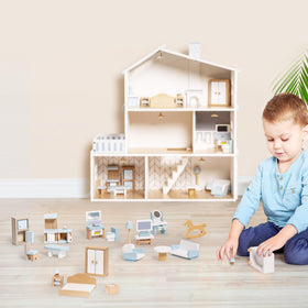 ROBUD kitchen furniture for dollhouses, invites pretend cooking adventures.
