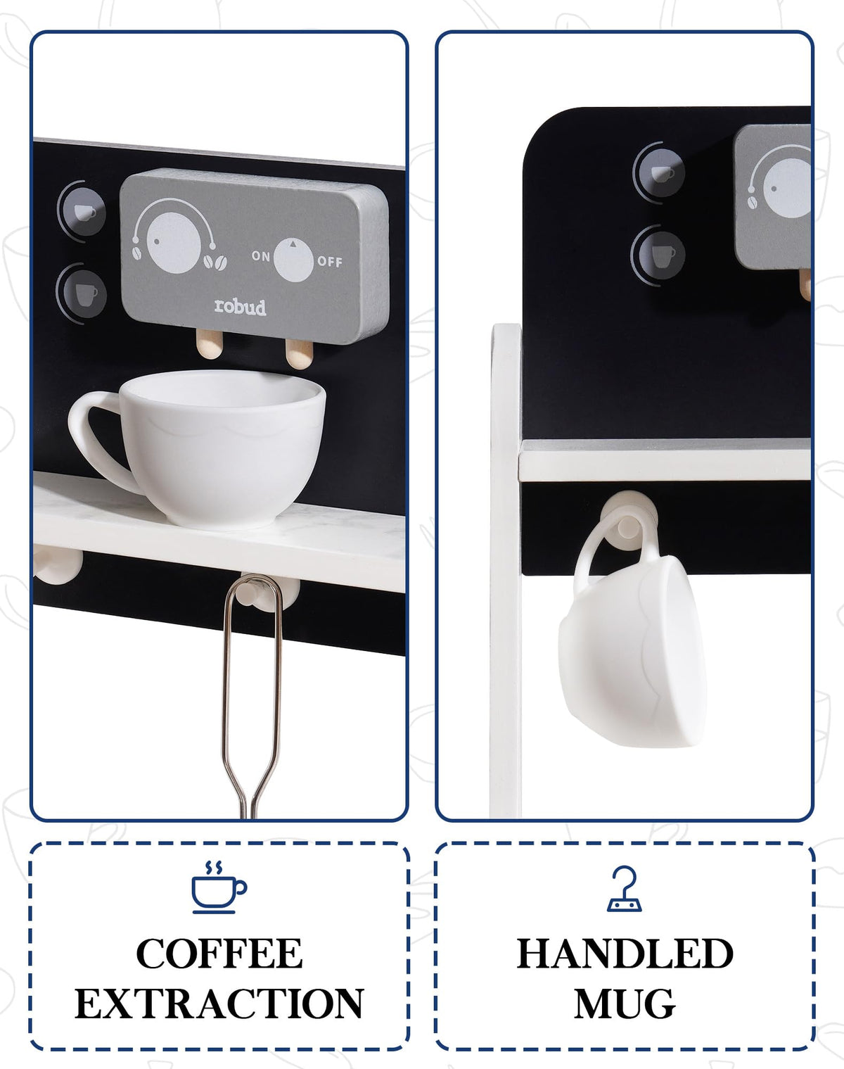 ROBUD kitchen oven door detail invites kids to open and close safely.