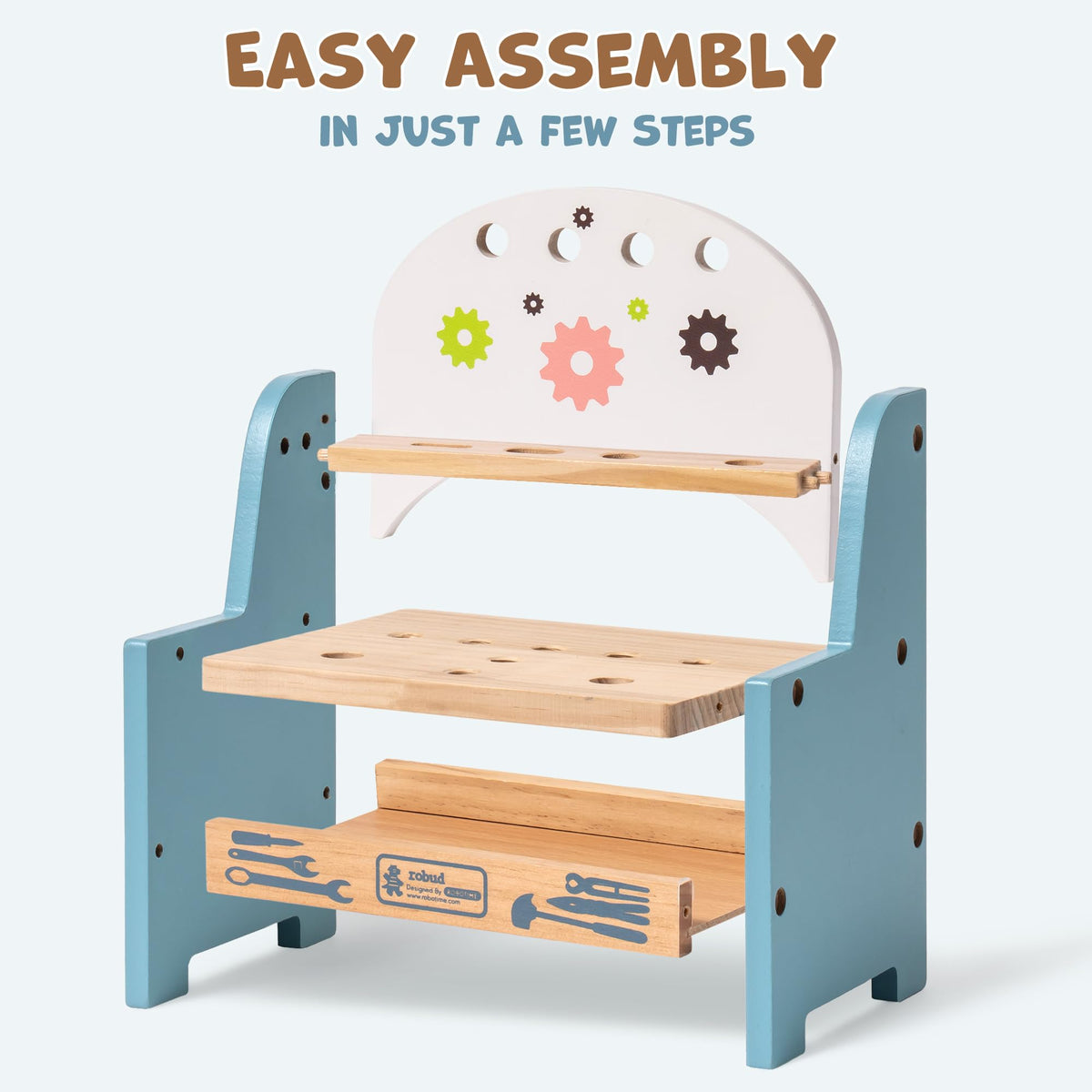 ROBUD screwdriver promotes manual dexterity during assembly play
